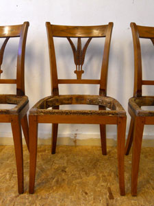 korenaar stoel na restauratie